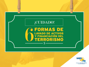 6 Formas de Lavado de Activos y Financiación del Terrorismo-Asobancaria