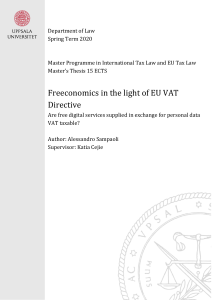 Freeconomics VAT