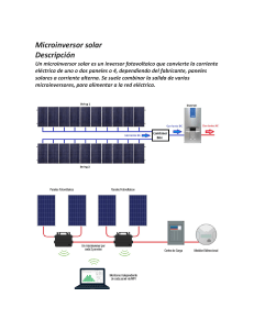 Microinversor solar