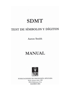 Manual Test (SDMT)
