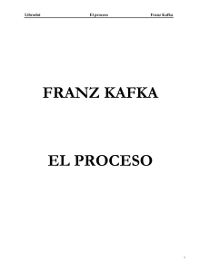 Franz Kafka - El Proceso