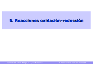 9-Reacciones oxidacion reduccion