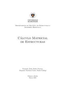 Cálculo Matricial de Estructuras 2021