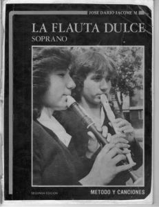 La Flauta Dulce Soprano - José Darío Jácome