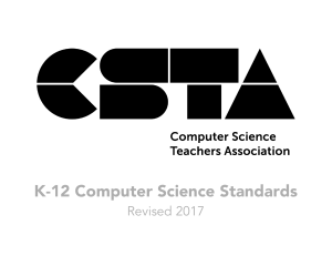 CSTA K-12 Computer Science Standards (Revised 2017)