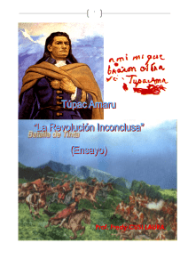 TUPAC AMARU II-Ensayo