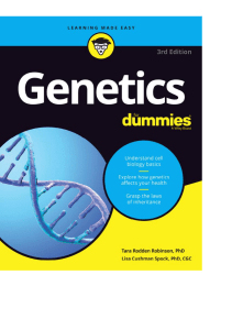 Genetics For Dummies (2020)