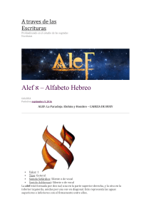 1 Hebreo ALEF