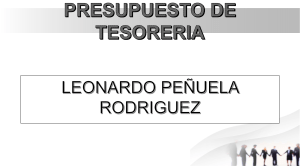 PRESUPUESTO DE TESORERIA