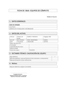 FICHA DE BAJA EQUIPOS DE COMPUTO