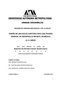 escala motora 0a3 uam xochimilco