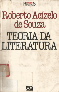 LETRAS - Teoria da Literatura - ACIZELO, Roberto de Souza
