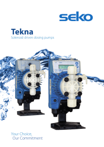 Tekna Solenoid driven dosing pump