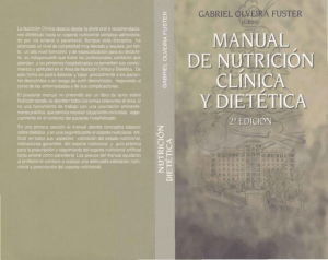 Manual de Nutrición y Dietética - 2da Edición - Gabriel Oliveira Fuster