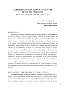 12. La producción ganadera intensiva y el deterioro ambiental (Artículo) autor José Antonio Segrelles Serrano