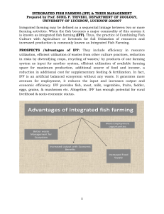 18. Integrated fish farming (IFF) & their management (Inglés) Autor Sunil P. Trivedi