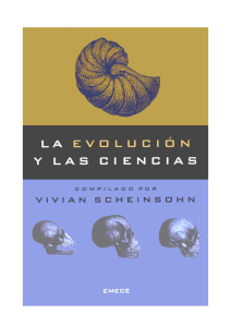 Scheinsohn 2001 La Evolucion y las Ciencias