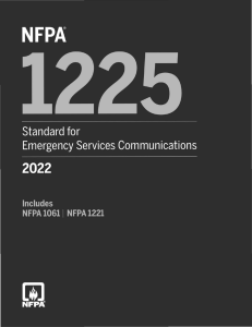 NFPA 1225 COMUNICAIONES