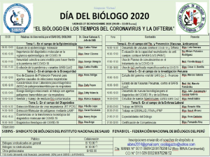 SIMPOSIO DIA DEL BIOLOGO 2020