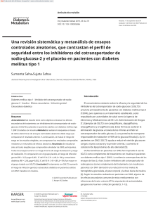 A Systematic Review and Meta-Analysis of Randomised Controlled Trials, Contrasting the Safety Profile between Sodium-Glucose Cotransporter-2 Inhibitors and Placebo in Type 1 Diabetes Mellitus Patients.af.es