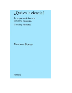 ¿Qué es la ciencia by Gustavo Bueno (z-lib.org)
