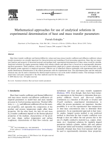 Mathematical approaches for use of analytical solutions in (2)