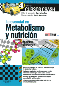 Lo Esencial en Metabolismo y Nutrición