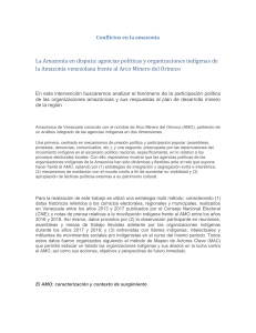 Conflictos en la amazonia