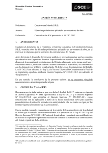 007-18 - CONSTRUCTORA MUNDO SRL - Fórmulas polinómicas aplicables en un contrato de obra (T.D. 11978266)