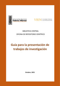 Guia presentacion trabajos investigacion noviembre