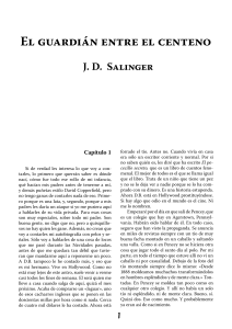 El guardián entre el centeno de J. D. Salinger -