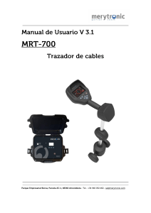 (FN-092) MRT-700. Manual de Usuario V3.1 (GPS+SPP)