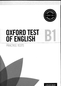 LIBRO OXFORD TEST OF ENGLISH B1