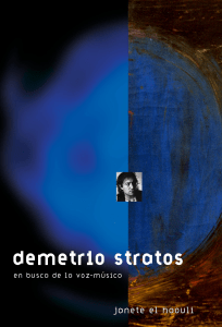 Demetrio Stratos en busca de la voz musi