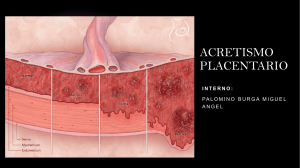acretismo placentario