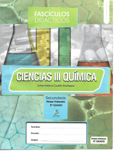 fasciculo sec. 3ero quimica 1er trimestre