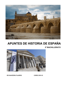 APUNTES HISTORIA ESPAN A. 2 BCHTO  2018-19