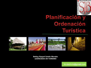 II PLANIFICACION TURISTICA