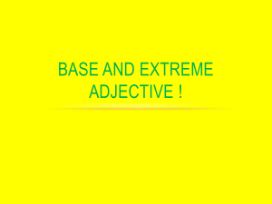 EXTREME ADJECTIVES