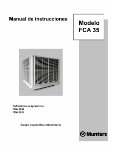 Manual Instrucciones FCA-35