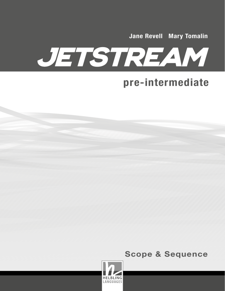 JETSTREAM Pre-int Scope Sequence