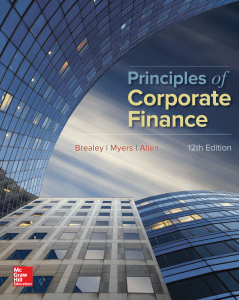 Richard A Brealey, Stewart C Myers, Franklin Allen-Principles of Corporate Finance-McGraw-Hill Education (2016)