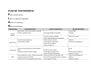 2. PLAN DE ACCION DE CONTINGENCIA