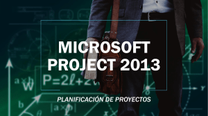 MS. PROJECT. 2013 PRACTICA1
