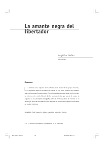 La Amante negra del libertador - Angélica Nuñez