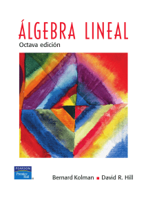 álgebra lineal (kolman)