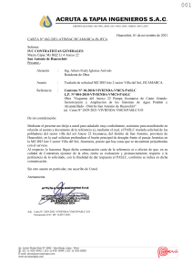 Carta N° 662-2021-ATINSAC-Traslado de solicitud MZDS5 lote 2 sector Villa del Sol, JICAMARCA (Carta N° 2429 VIV.) Completo