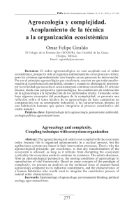 Giraldo, Felipe (2015) - Agroecología y complejidad