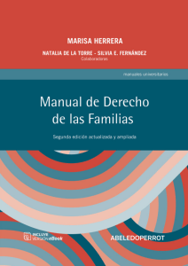 Manual Derecho de las Familias MARISA HERRERA
