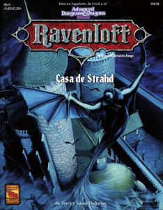 AD&D 2ª ed - Ravenloft - Casa de Strahd